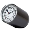 Orologio da tavolo statico grigio scuro di Richard Sapper