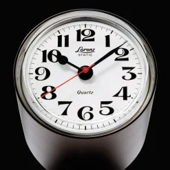 Orologio da tavolo statico grigio scuro di Richard Sapper