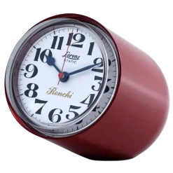 Orologio statico da tavolo in ciliegio di Richard Sapper