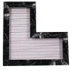ORU Collection Luxury Grigio Carnico marmo Angolo Decorazione da parete
