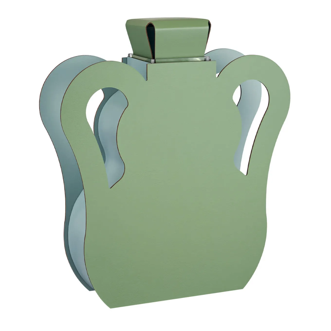 Otto 3.2 Vaso decorativo in eucalipto e cielo blu