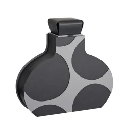 Otto 1.1 Vaso decorativo nero e grigio
