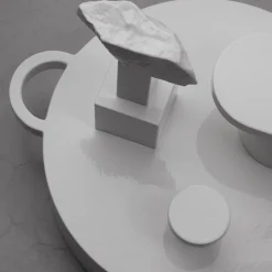 Paesaggi Scultura Rotonda bianca di Nathalie Du Pasquier