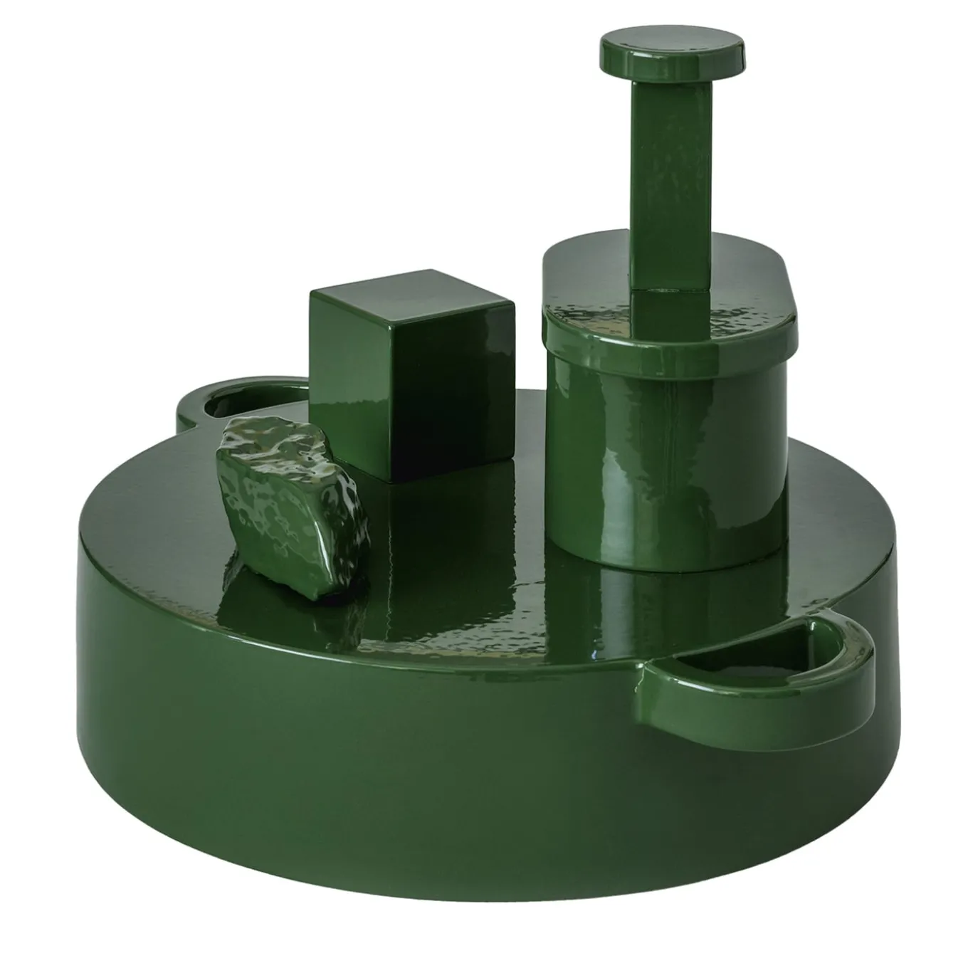 Paesaggi Scultura Rotonda verde di Nathalie Du Pasquier