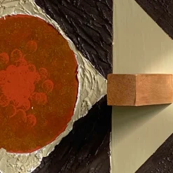 Pannello decorativo e appendiabiti a parete Concentrico di Mascia Meccani
