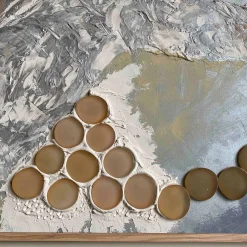 Pannello decorativo e appendiabiti a parete Tempesta di Mascia Meccani