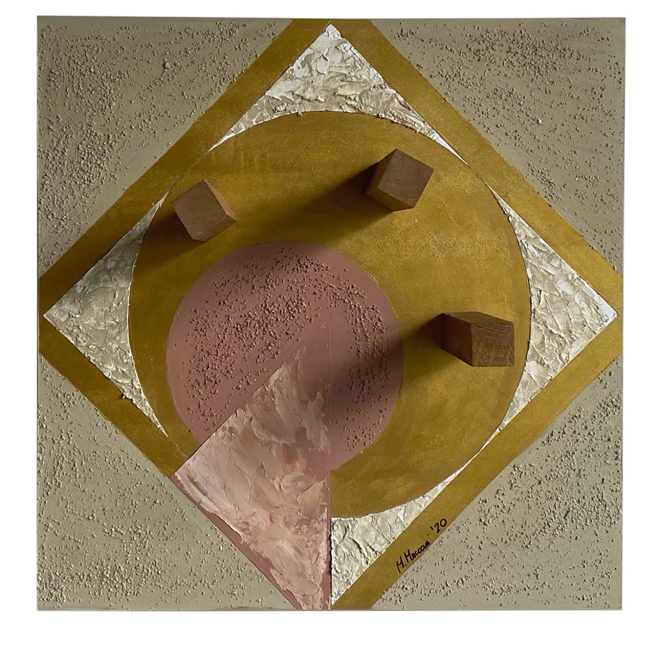 Pannello decorativo e appendiabiti da parete Eclissi di Mascia Meccani