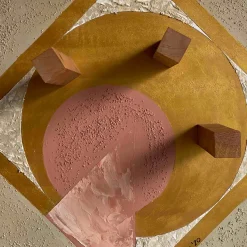 Pannello decorativo e appendiabiti da parete Eclissi di Mascia Meccani