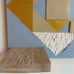 Pannello decorativo e mensola Ziggurat di Mascia Meccani