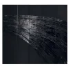 Pannello decorativo in gesso nero lucido Waves