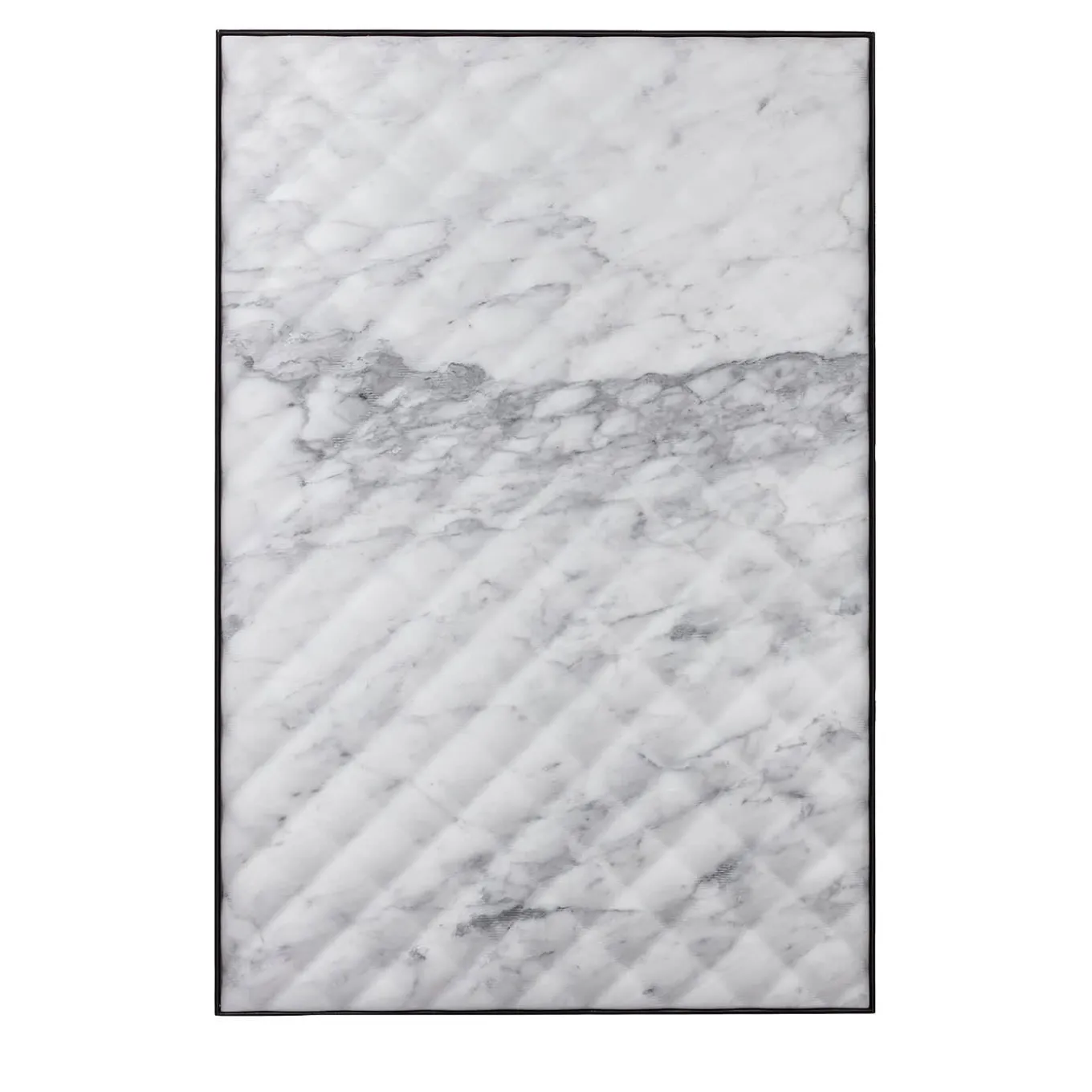 Pannello decorativo in marmo Carrara bianco Matelassè