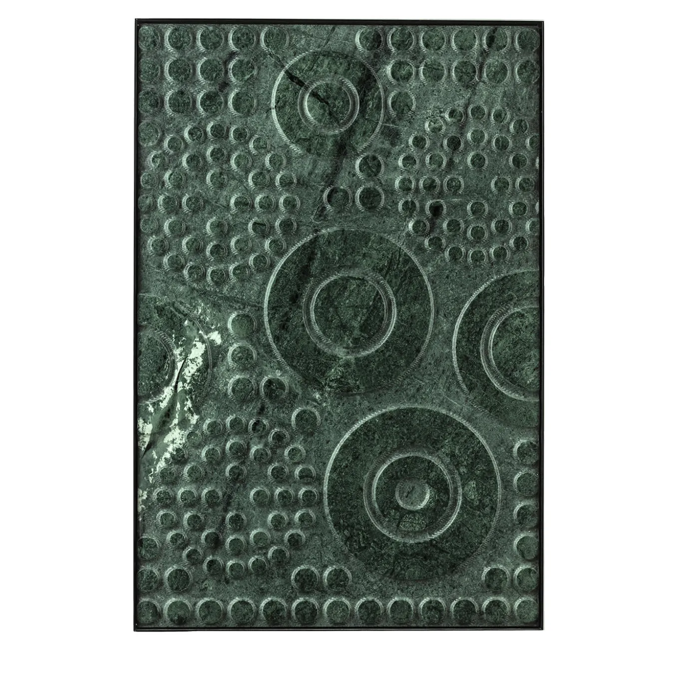 Pannello decorativo in marmo Alpi verde Round