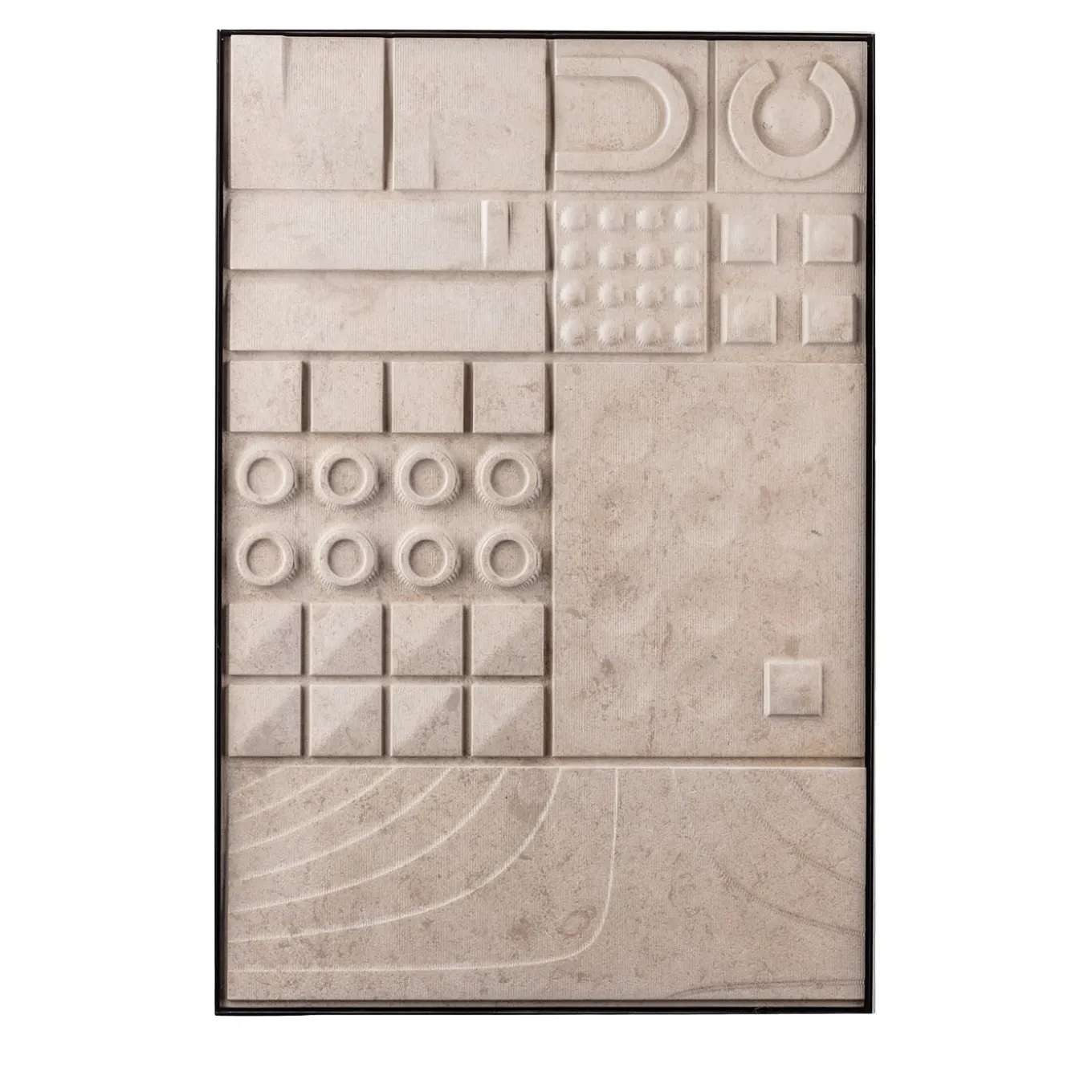 Pannello decorativo in pietra Crema Tunisi Tracce