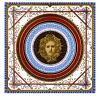 Pannello decorativo Medusa Neoclassico in oro