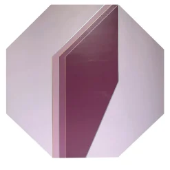 Pannello Decorativo Ottagonale Satisfaction Rosa