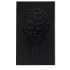 Pannello Decorativo Volto Sfigurato in Pelle Nera