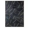 Pannello Decorativo Yoko 01 in Acciaio Nero di Leonardo Sonnoli