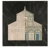 Pannello quadrato nero della Basilica di San Miniato