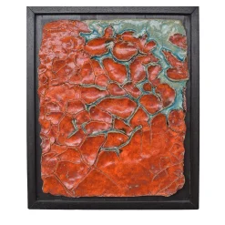 Penetrazioni 1 Pannello in ceramica di ispirazione vulcanica