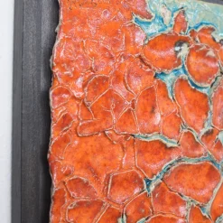 Penetrazioni 1 Pannello in ceramica di ispirazione vulcanica