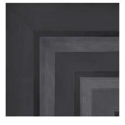 Piastrella Geometrie D’Ombra In Ceramica Nero Carbone Motivo Quadrato