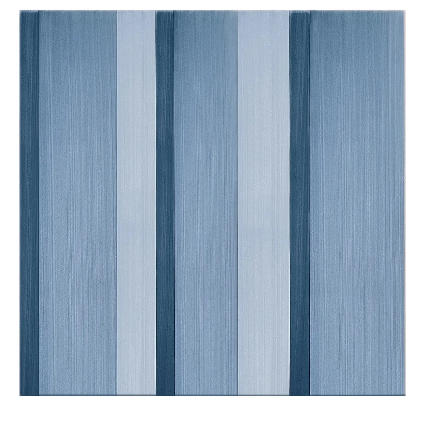 Piastrella Geometrie D’Ombra In Ceramica Blu Motivo A Linee
