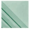 Piastrella Geometrie D’Ombra In Ceramica Verde Rame Motivo Triangolare