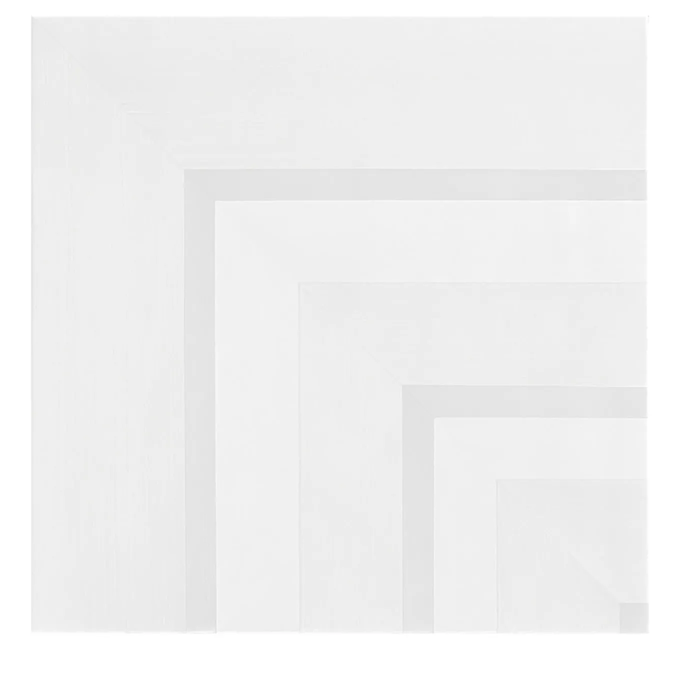 Piastrella Geometrie D’Ombra In Ceramica Bianca Motivo Quadrato