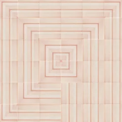 Piastrella Geometrie D’Ombra In Ceramica Rosa Cipria Motivo Quadrato