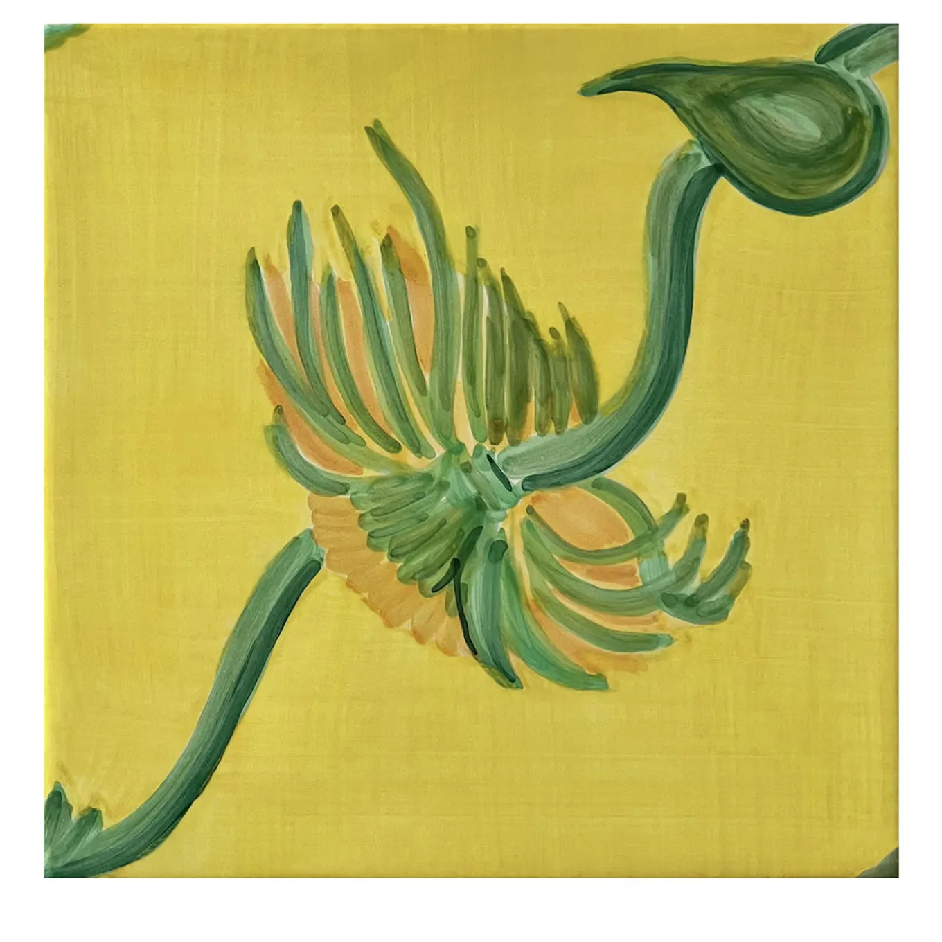 Piastrella policroma Van Gogh "Girasoli