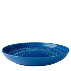 Piatto centrotavola blu di Aldo Londi