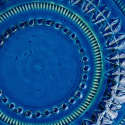 Piatto Decorativo Blu di Aldo Londi