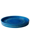 Piatto decorativo blu medio di Aldo Londi