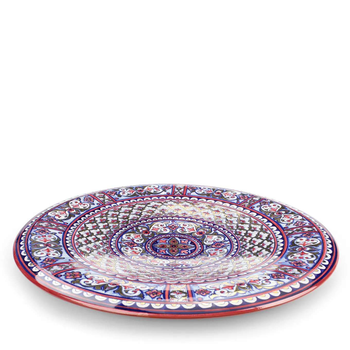 Piatto decorativo rotondo Moorish Gold