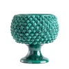 Piccolo Vaso Pigna in Ceramica Verde Ramine