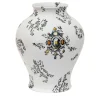 Pompei Vaso ad anfora con rami e gioielli h32cm