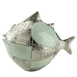 Pop pesce palla Scultura in ceramica