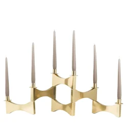 Porta Candela in Ottone Soffio