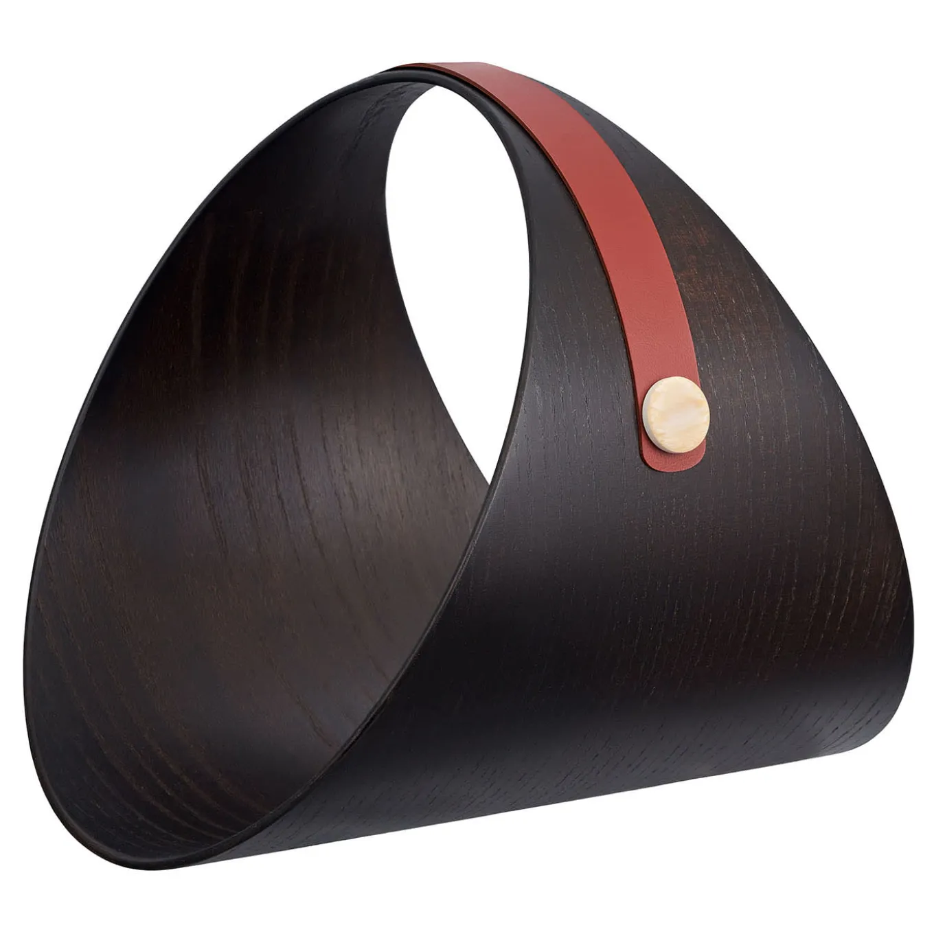 Porta legna e portariviste Ben Bordeaux Wenge