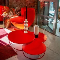 Portacandele alto in marmo bianco di Jacopo Simonetti