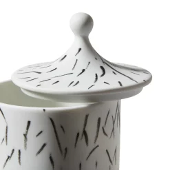 Portacandele Post Scriptum Black&White con coperchio di Formafantasma
