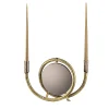Portacandele San Marco Mirroring in Ottone Martellato