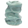 Portacandele Stones in Porcellana Azzurro Chiaro #1