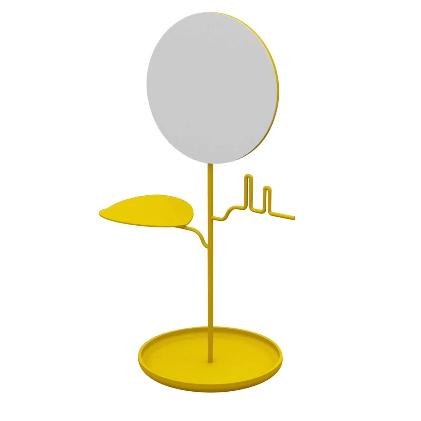 Portagioie giallo Custode con specchio