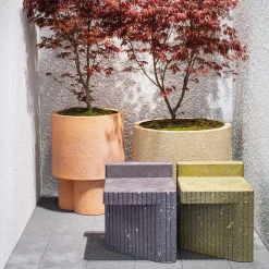 Portavaso Erasmo arancione di Patricia Urquiola