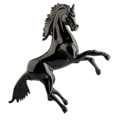 Rampante Scultura zoomorfa nera