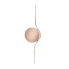 Rising Sun V Specchio da parete con finitura champagne e bronzo