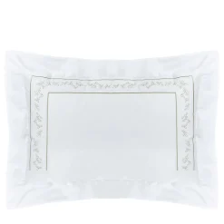 Roma Bianco e argento oliva US King Sham