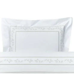 Roma Bianco e argento oliva US King Sham