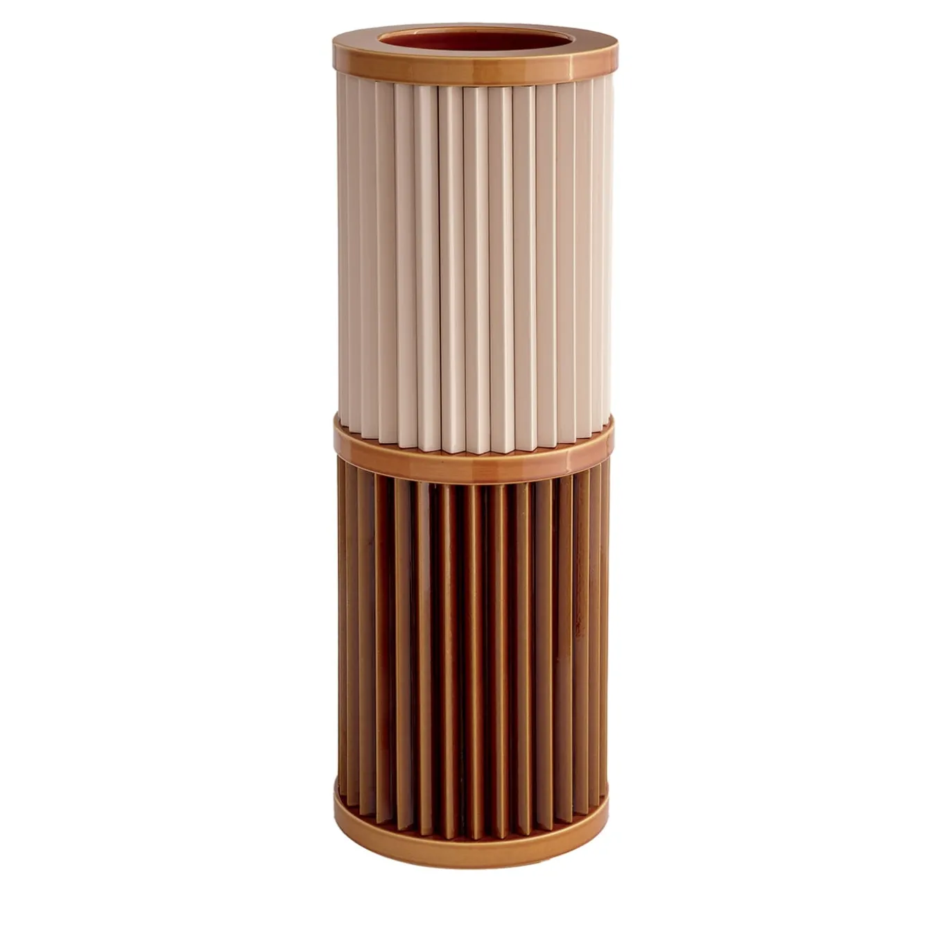 Rombini B VAso Marrone e Rosa di Ronan e Erwan Bouroullec